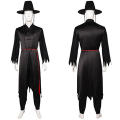 KPop Demon Hunters The Saja Boys Jinu Saja Demon Tenue Noire Cosplay Costume Ver.2