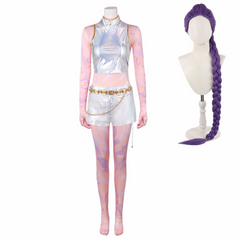 KPop Demon Hunters(2025) Huntrix Rumi What It Sounds Like Tenue Cosplay Costume