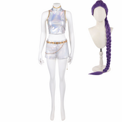 KPop Demon Hunters(2025) Huntrix Rumi What It Sounds Like Tenue Cosplay Costume