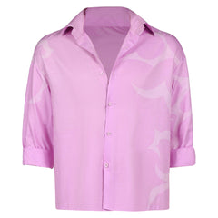 KPop Demon Hunters(2025) Saja Boys Jinu Chemise Blanche et Rose Cosplay Costume