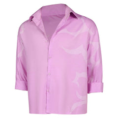 KPop Demon Hunters(2025) Saja Boys Jinu Chemise Blanche et Rose Cosplay Costume