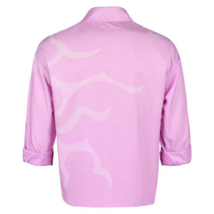 KPop Demon Hunters(2025) Saja Boys Jinu Chemise Blanche et Rose Cosplay Costume