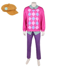 Kpop Demon Hunters(2025) Baby Saja Tenue à Carreaux Roses Cosplay Costume