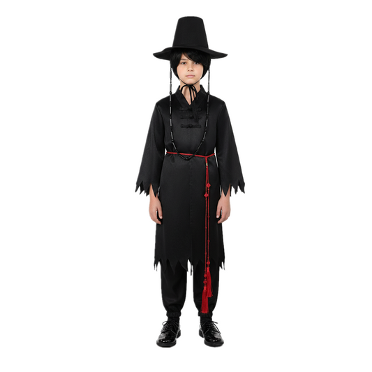 Enfant KPop Demon Hunters(2025) Jinu Saja Tenue Noire Cosplay Costume