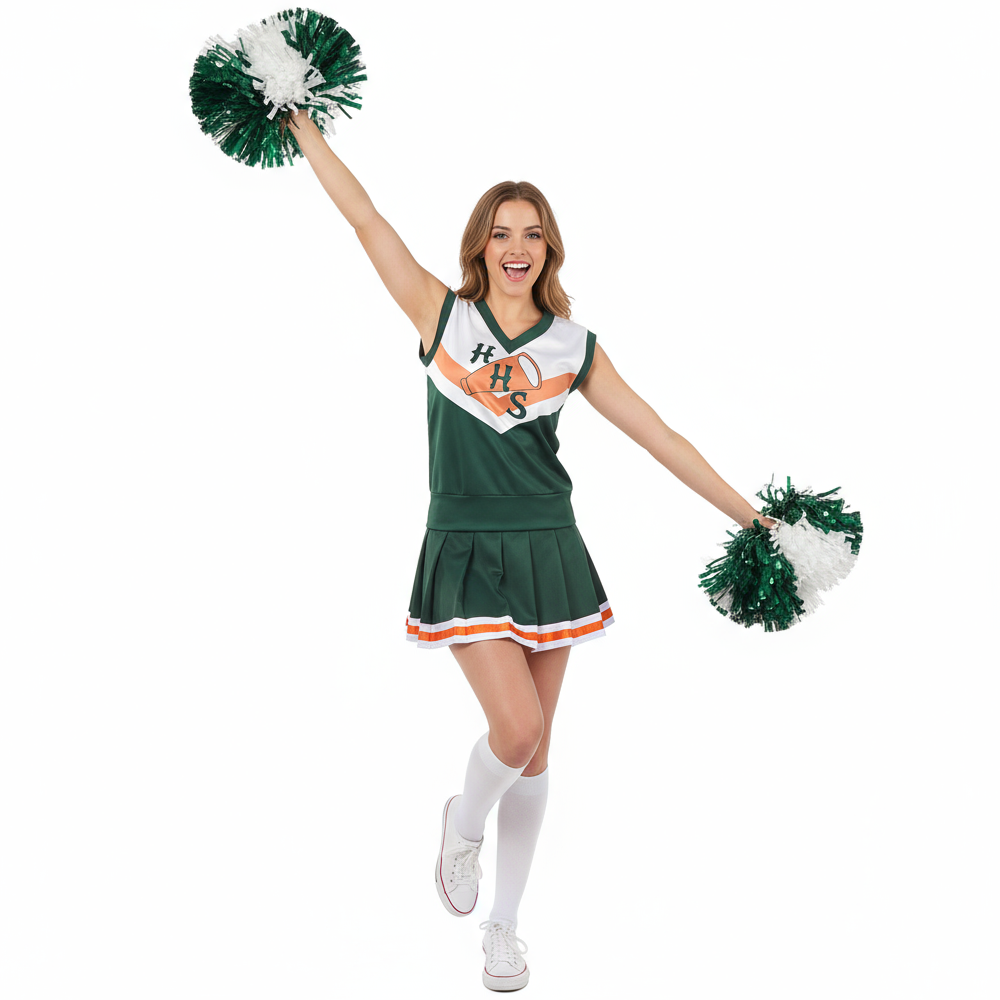Stranger Things 4 Hawkins Lycée Cheerleaders Robe Chrissy Cosplay Costume