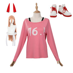 Chensō Man Power Longueur T-Shirt Cosplay Costume