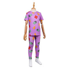 Enfant&Femme KPop Demon Hunters(2025) Huntrix Zoey Pyjama Violet Cosplay Costume