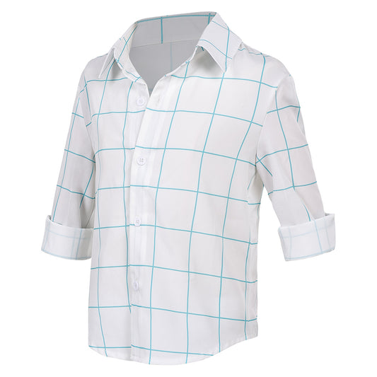 Enfant Kpop Jinu Chemise Blanche Cosplay Costume