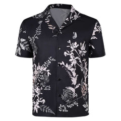 Cosplay Costume Jason Duval GTA(2026) Jeu Cosplay Chemise Hawaïenne Bleue/Noire Homme