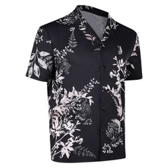 Cosplay Costume Jason Duval GTA(2026) Jeu Cosplay Chemise Hawaïenne Bleue/Noire Homme