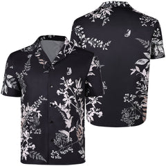 Cosplay Costume Jason Duval GTA(2026) Jeu Cosplay Chemise Hawaïenne Bleue/Noire Homme