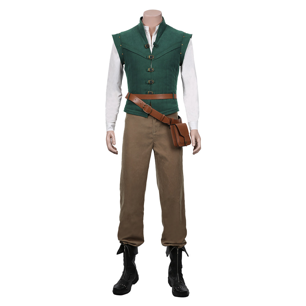 Raiponce Adulte Flynn Rider Tenue Cosplay Costume