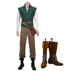 Raiponce Adulte Flynn Rider Tenue Cosplay Costume