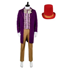 1971 Willy Wonka and the Chocolate Factory Wonka Tenue Cosplay Costume