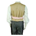 Gilet Pirate Jack Sparrow — Costume Déguisement, 19 Boutons, Poches Fonctionnelles - 14