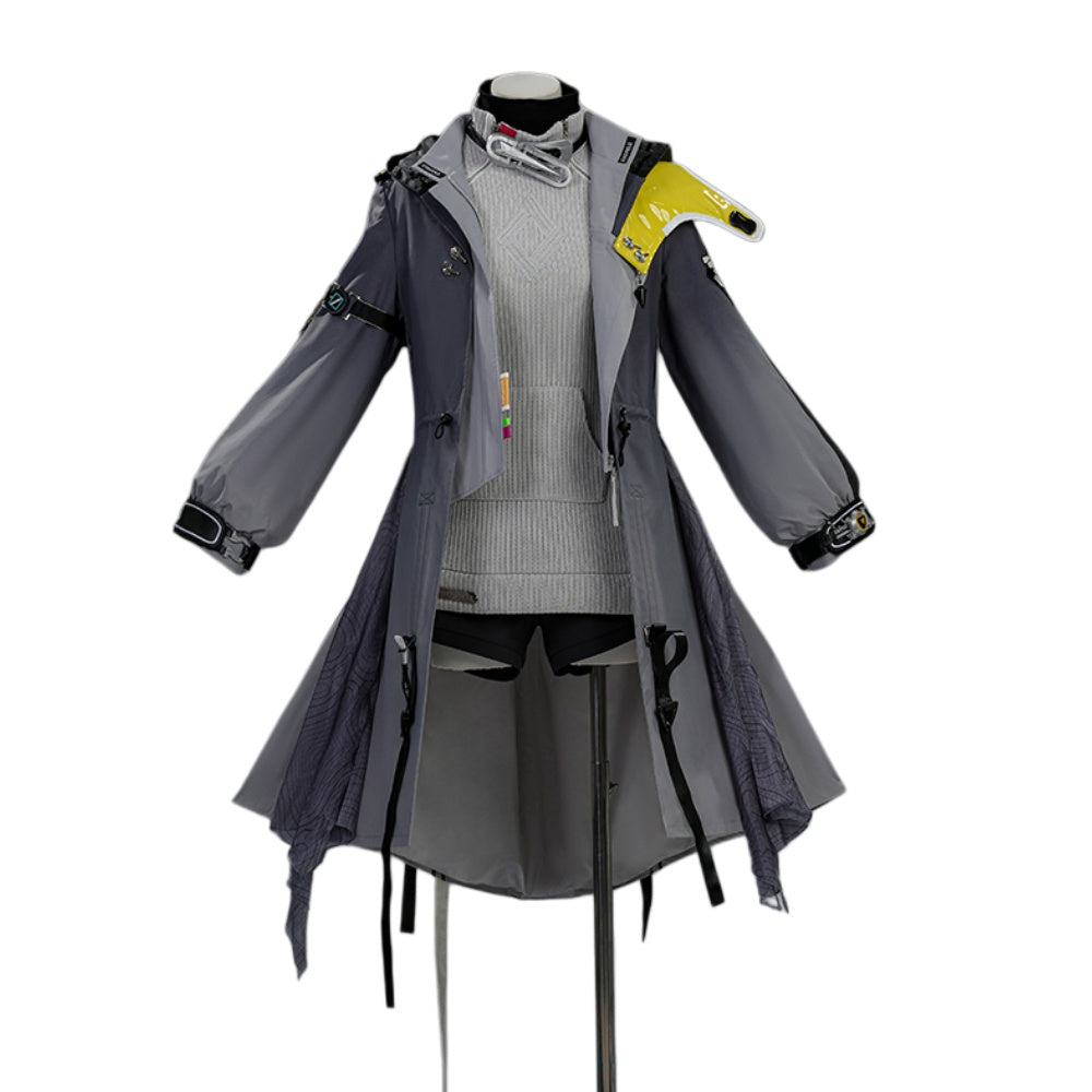 Arknights: Endfield(2026) Femme Endministrator Tenue Grise Cosplay Costume