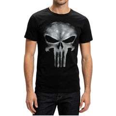 Cosplay Costume The Punisher Film Cosplay T-shirt Noir Adulte