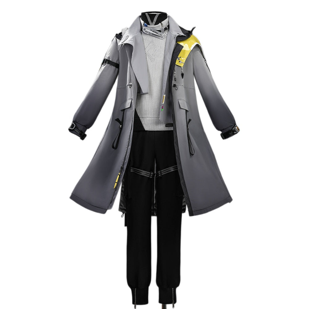 Arknights: Endfield(2026) Homme Endministrator Tenue Grise Cosplay Costume