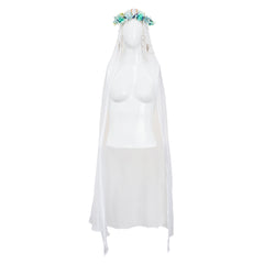 Elden Ring Nightreign(2025) Revenant Tenue Blanche et Bleue Cosplay Costume