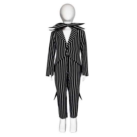 Enfant L'Étrange Noël de Monsieur Jack Jack Skellington Cosplay Costume