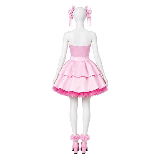 Cosplay Costume Mizi Zombie Stage AU Alien Stage(2026) TV Cosplay Robe Rose Femme