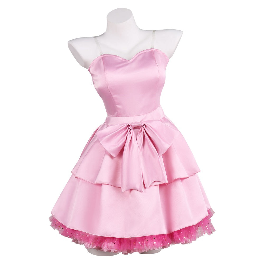 Cosplay Costume Mizi Zombie Stage AU Alien Stage(2026) TV Cosplay Robe Rose Femme