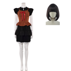 Cosplay Costume Mayu Amakura Fatal Frame 2 Remake(2026) Jeu Cosplay Robe Noire et Brune Tenue Femme