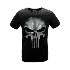 Cosplay Costume The Punisher Film Cosplay T-shirt Noir Adulte