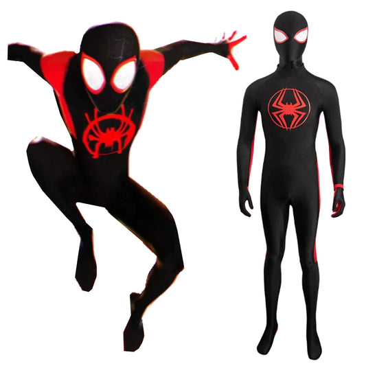 Enfant Spider-Man: Across the Spider-Verse Miles Morales Spiderman Cosplay Costume