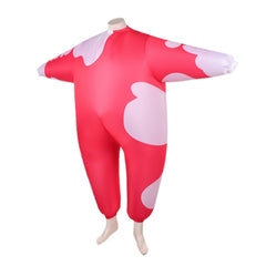 Cosplay Costume Blitz Hazbin Hotel TV Cosplay Combinaison Gonflable Rouge et Blanche Adulte