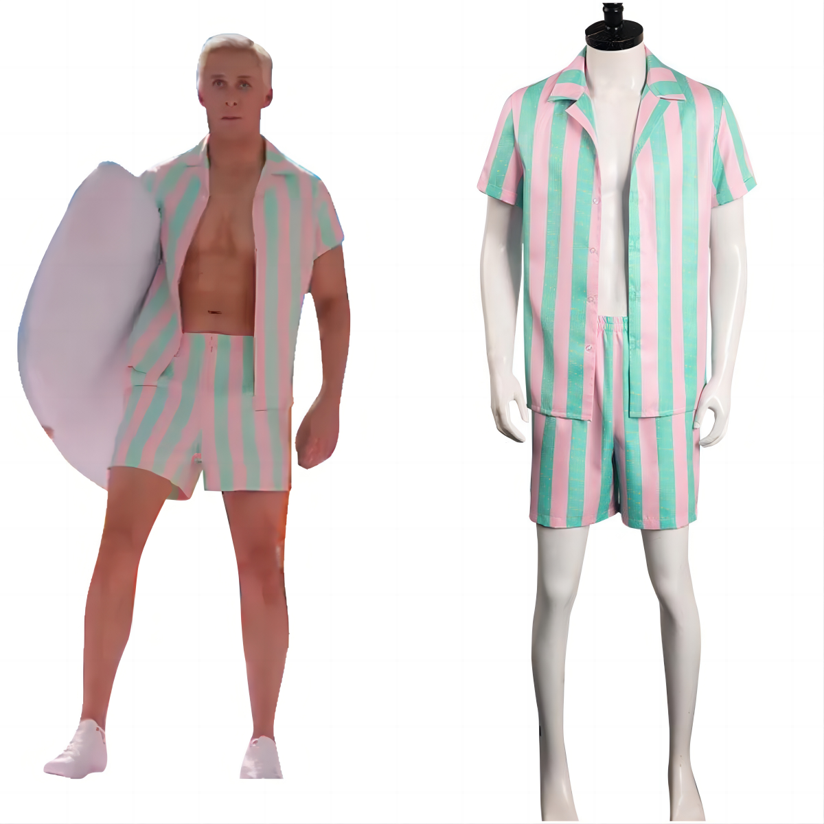 2023 Film Barbie Ryan Gosling Ken Tenue de Plage Cosplay Costume –