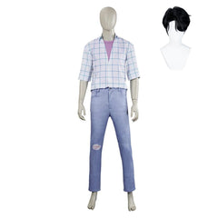 KPop Demon Hunters Saja Boys Jinu Tenue de Chemise Blanche et Rose Cosplay