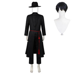 KPop Demon Hunters(2025) The Saja Boys Jinu Saja Demon Tenue Noire Cosplay Costume