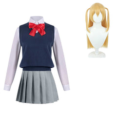 2.5 Dimensional Seduction(2024) Ririsa Amano JK Robe Uniforme Scolaire Cosplay Costume