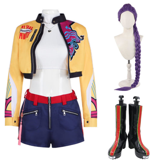 KPop Demon Hunters(2025) Huntrix Rumi Cosplay Costume