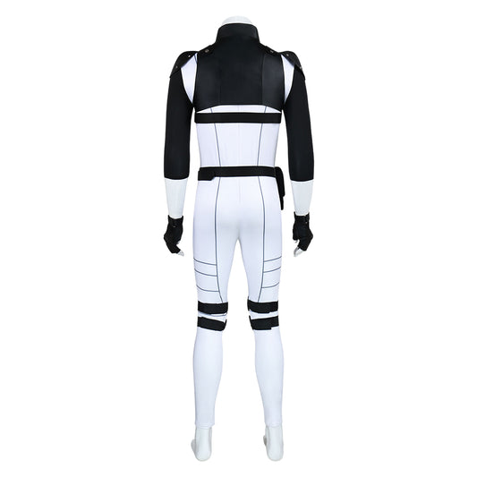 Cosplay Costume Jirou Azuma Black Torch(2026) Anime Cosplay Combinaison Blanche et Noire Homme