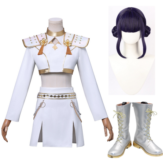 KPop Demon Hunters(2025) Huntrix Zoey What It Sounds Like Tenue Cosplay Costume Ver.2