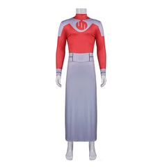 Cosplay Costume Thragg Invincible 4(2026) TV Cosplay Combinaison Rouge Homme