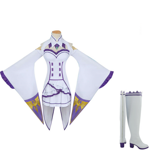 Kara Hajimeru Isekai Seikatsu Emilia Cosplay Costume