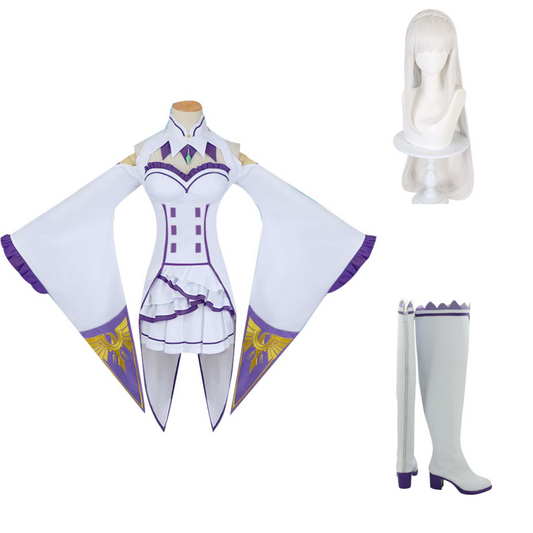 Kara Hajimeru Isekai Seikatsu Emilia Cosplay Costume