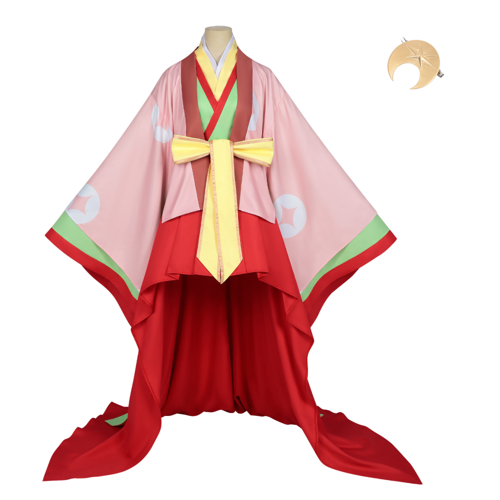 Cosmic Princess Kaguya(2026) Kaguya Robe Rouge et Rose Cosplay Costume