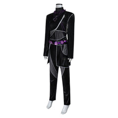 KPop Demon Hunters(2025) Huntrix Rumi Mira Zoey Combinaison Noire Cosplay Costume