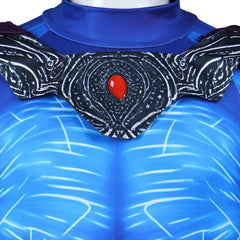 Cosplay Costume Skeletor Les Maîtres de l'Univers(2026) Film Cosplay Combinaison Bleue Homme