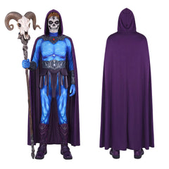 Cosplay Costume Skeletor Les Maîtres de l'Univers(2026) Film Cosplay Combinaison Bleue Homme