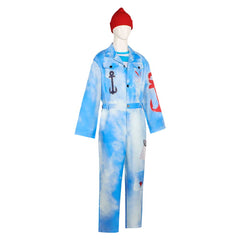 Cosplay Costume Enfant Red Descendants: Wicked Wonderland(2026) Film Cosplay Combinaison Bleue