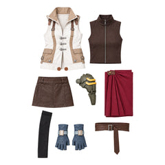 Cosplay Costume Lightning Final Fantasy Resonance(2026) Jeu Cosplay Tenue Blanche Femme