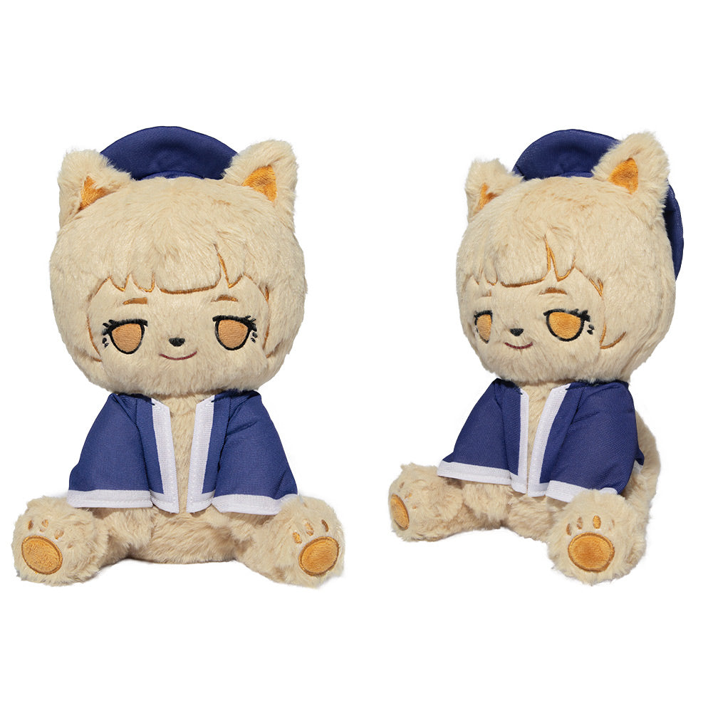 26CM Delicious in Dungeon Falin Chien Jouet Assis en Peluche Design Original