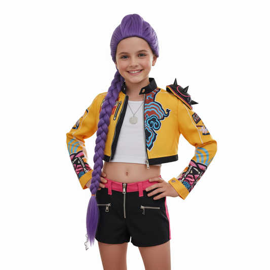 Enfant KPop Demon Hunters(2025) Huntrix Rumi Zoey Mira Cosplay Costume