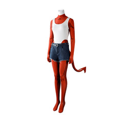 Cosplay Costume Malevola Dispatch Jeu Cosplay Combinaison Rouge Femme