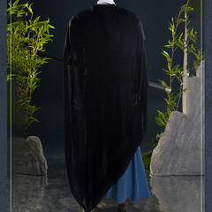 Where Winds Meet(2025) Jiang Yan Tenue Bleue Wuxia Hanfu Cosplay Costume